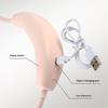 Portable Neck Fan 1-100 Speed Rechargeable Quiet Hands Free USB Fan Flexible Wearable Cooling Personal Fan for Outdoor Travel Office