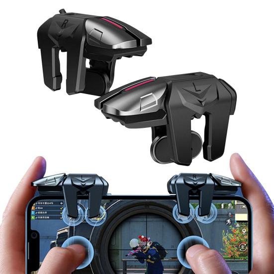 2Pcs/Set G21 Phone Triggers Mechanical Feel Highly Sensitive Contact Plug And Play Six-finger Linkage One-click Burst Widely Compatible Mobile
