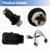 810003 Projector Headlights Conversion Adapter Wire Harness Fit for Ram 1500 2500 3500 2013-2018, 2 PCS