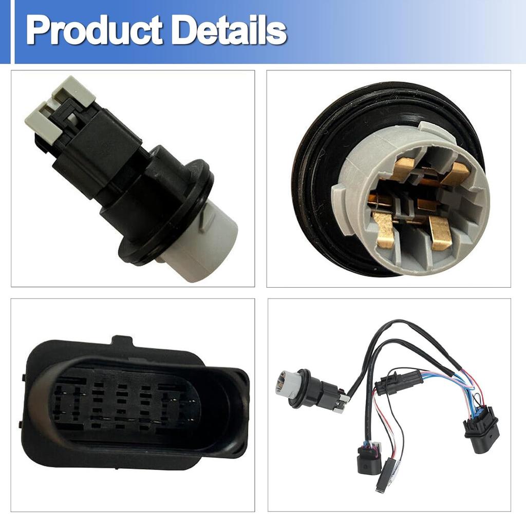 810003 Projector Headlights Conversion Adapter Wire Harness Fit for Ram 1500 2500 3500 2013-2018, 2 PCS
