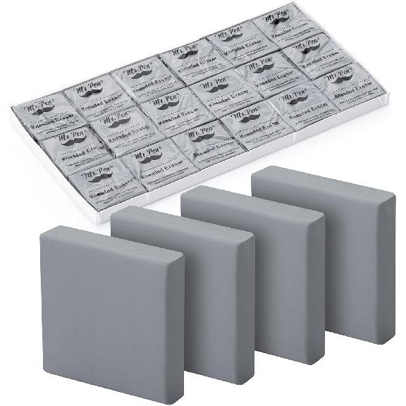 

Mr. Pen Kneaded Erasers - 18 Pack, Gray, Gum & Art Erasers for Drawing & Artists