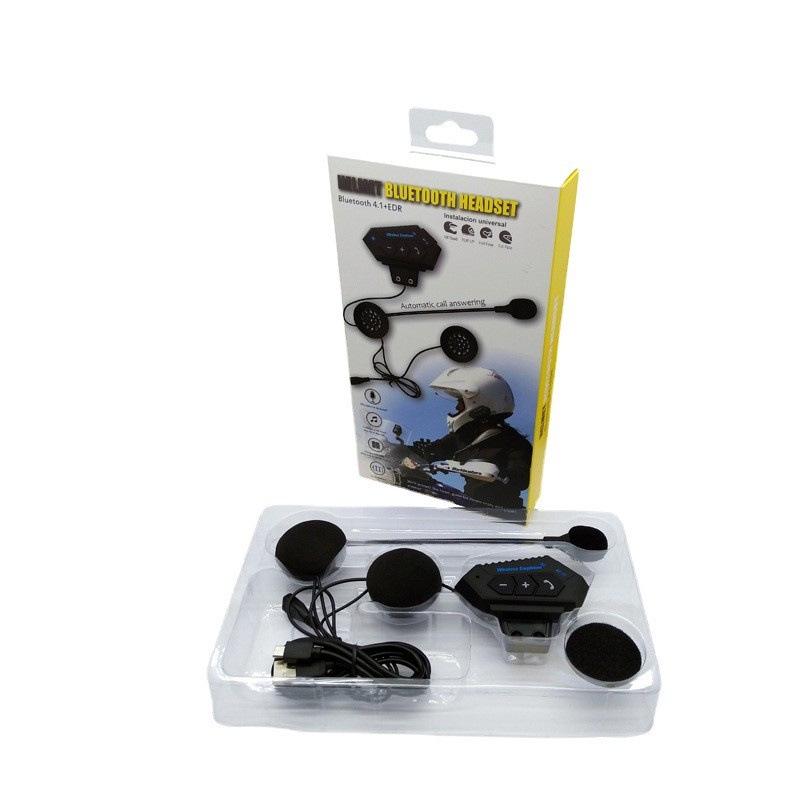 Bluetooth Motorcycle Helmet Stereo Headset чёрный