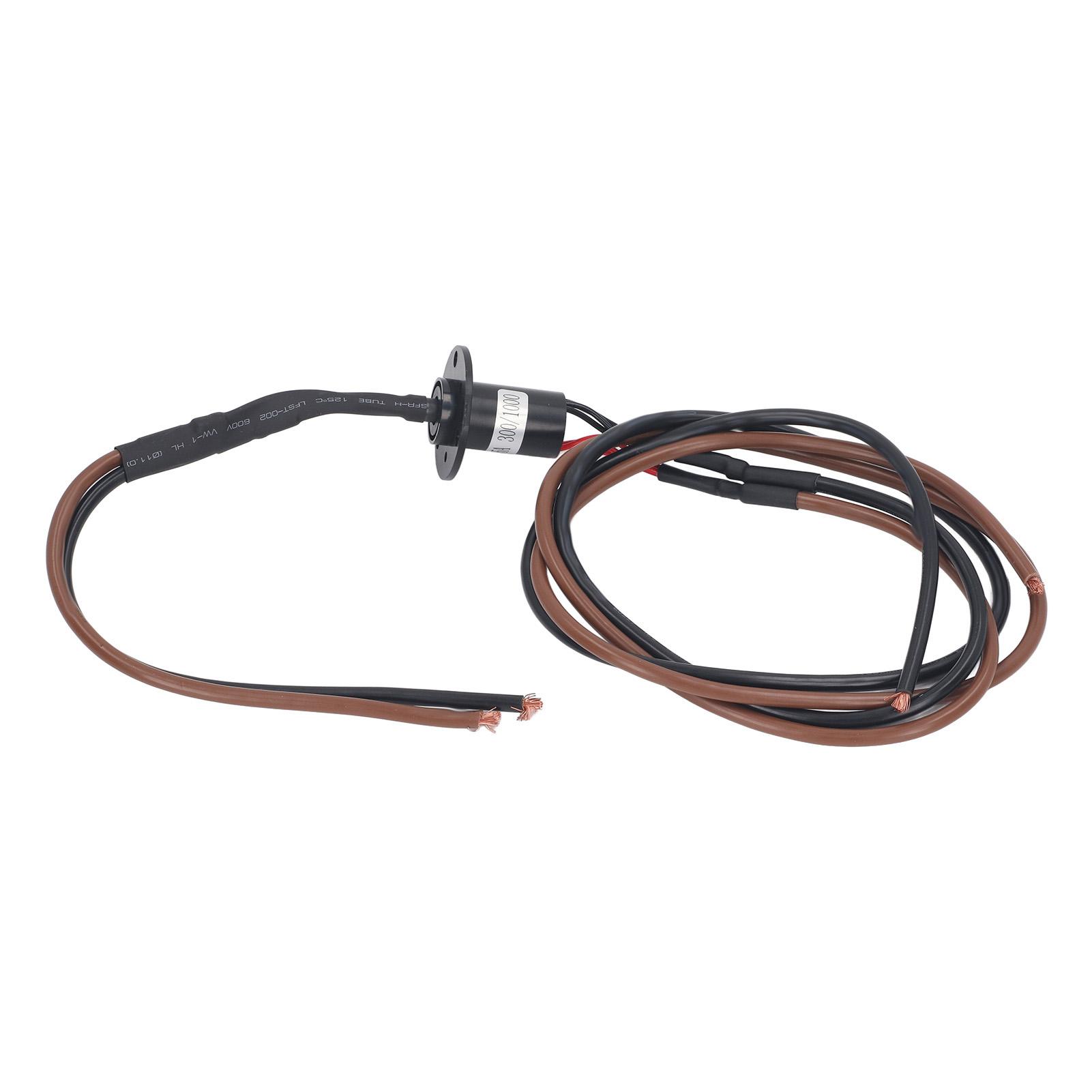 

Електричне контактне кільце, 2 сторони, 45 A, 250 об/хв, обертання на 360 градусів, низькошумне провідне контактне кільце