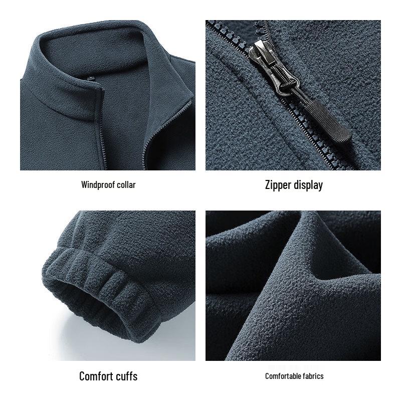 Baleno Men's S&K Series Stand-Collar Fleece-Lined Reversible Jacket