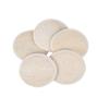 5pcs/pack Exfoliating Loofah Pads Scrubbing Travel Spa Loofah Natural Luffa Facial Body Skin Care Scrubber Bathroom Accessories