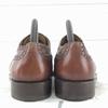 NIPMAR Vintage Made in Italy Fully Handmade Leather Wingtip Dress Shoes Size 7 25.0cm Brown(USED)