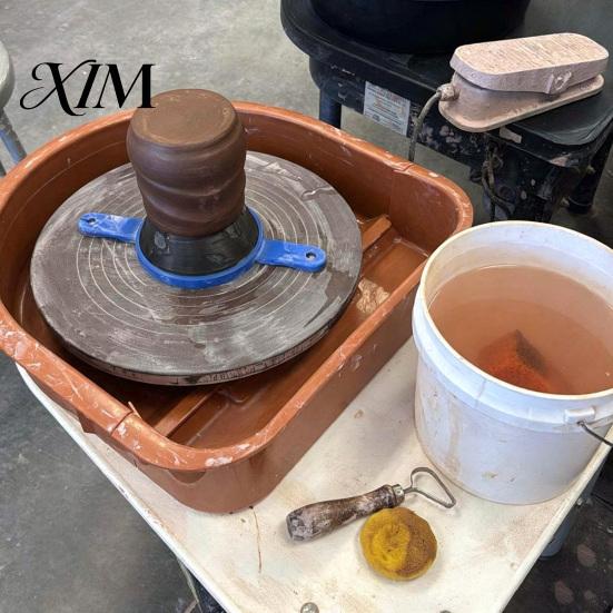 Clay Pottery Wheel Parts Trimming Bat System for Wheel, Tool, 3.5Inch 4Inch Ceramic Inserts 5Inch, 3D Printed Fixing Rim Shaper Tool Studios