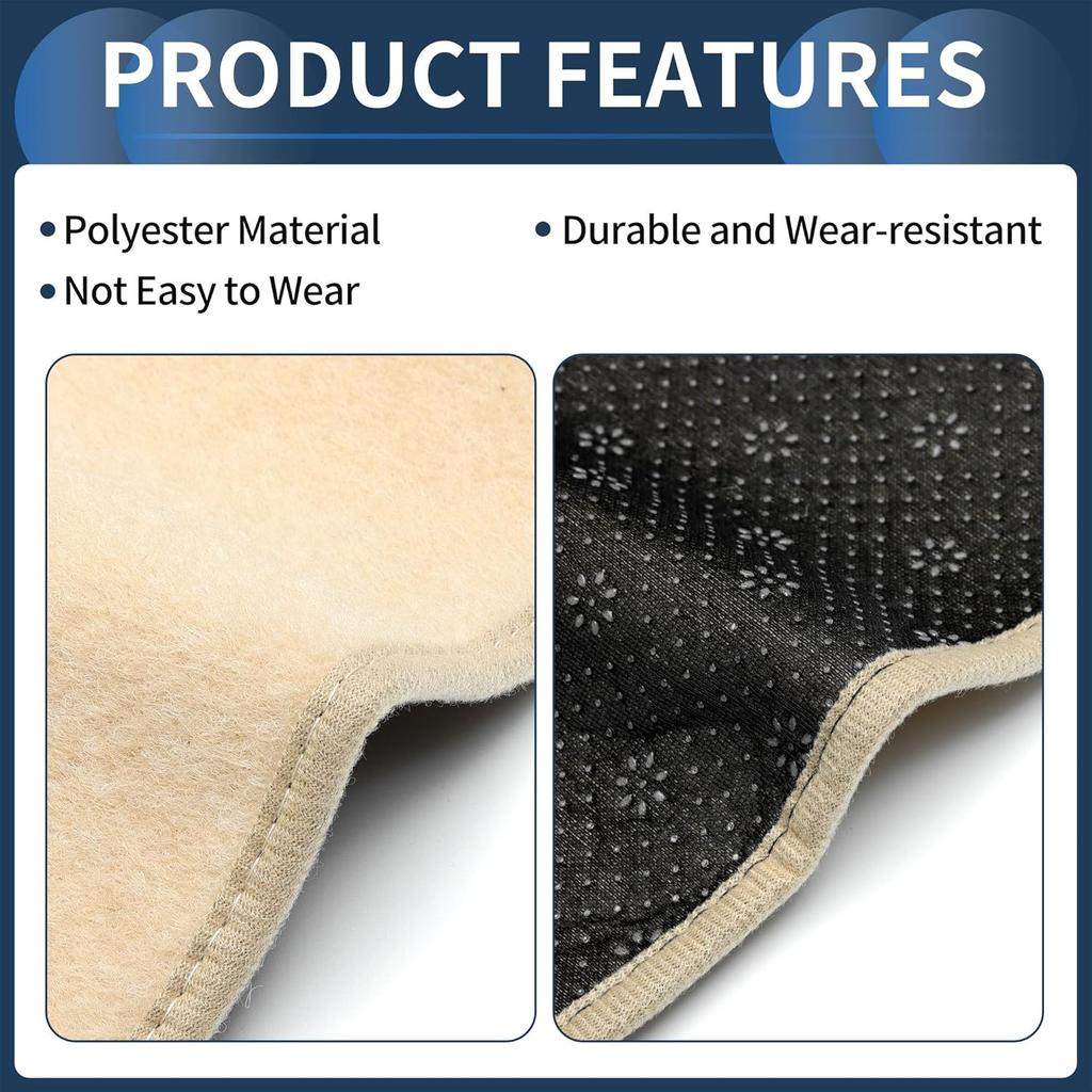 Dashboard Cover Dash Cover Mat Carpet for Chevy S10 Blazer 1998-2005 Polyester Beige