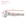 316 Stainless Steel T-Shaped Cabinet Glass Door Hinge (152x75x4.5/100x54x4.8)