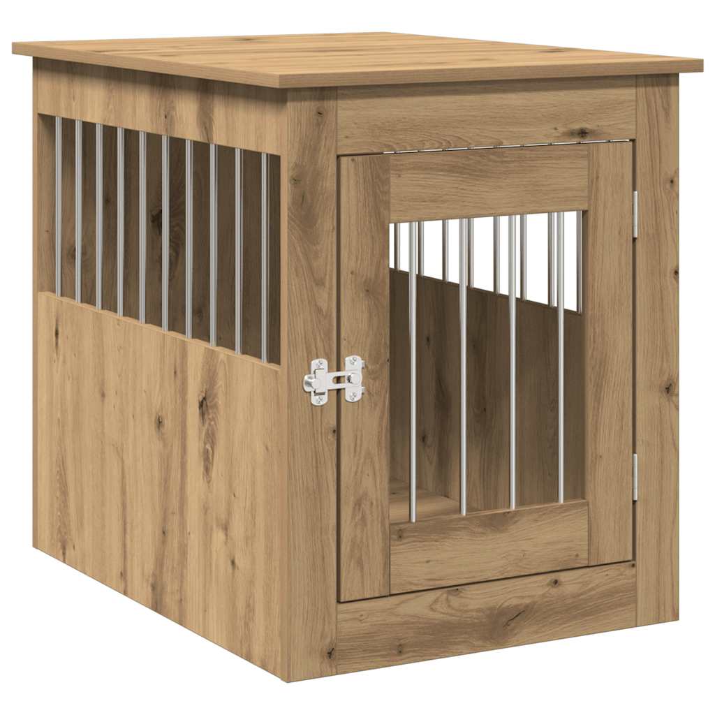 Dog Pen, Artisan Oak, 55X75X65Cm, Wood-Based Material