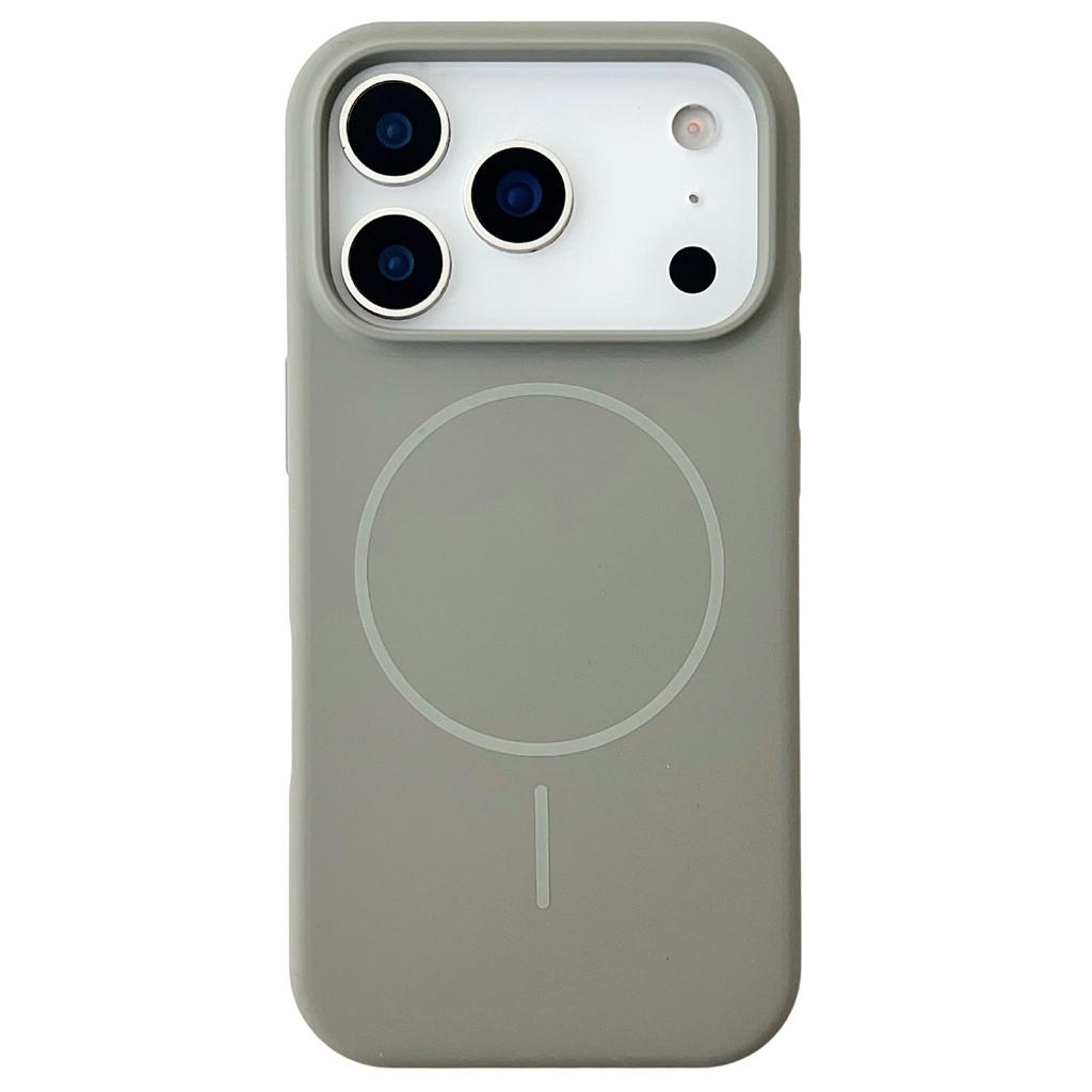 For iPhone 17 Pro Case Compatible with MagSafe Liquid Silicone Anti-Drop Phone Cover