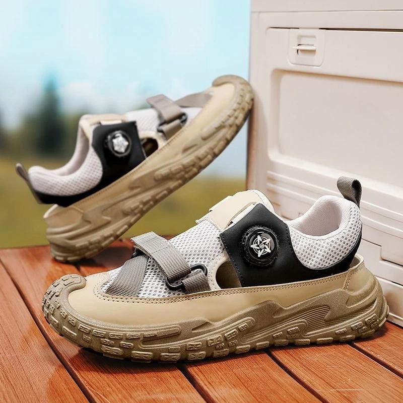 Fashion Running Man Sandals Sports Hole Luxury Designer In Welcome Deal Big Size Eva New Arrival Stylish Summer Low Price Shoes for Men