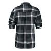 Men's Brushed Plaid Shirts Long Sleeve Flannel Lapel Button Down Pocketed Shacket Jacket Coats