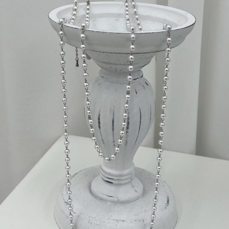 Ctwins SURGICAL STEEL PEARL CHAIN NECKLACE(middle)