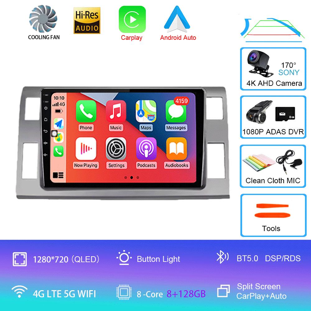 Car Radio Android 14 For Toyota Previa XR50 3 III Estima 2006-2019 DSP Multimedia Player GPS Stereo Autoradio 2 Din Stereo