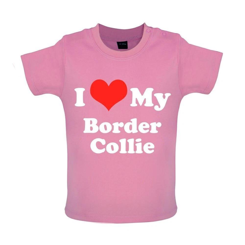 

I Love My Border Collie - Kids T-Shirt / Bodysuit - Dog Dog Dog Dog Sheep 110