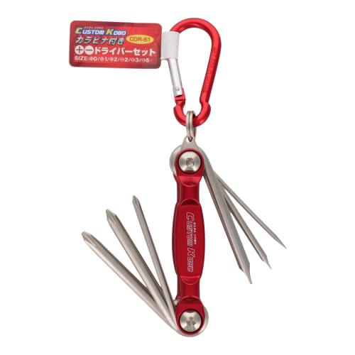 

Sankyo Corporation CUSTOM KOBO Carabiner Screwdriver Set CDR-61