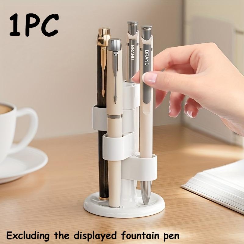 Desktop pencil and pen storage rack that can rotate 360 degrees, Office desktop organization and storage, Toothbrush Holder