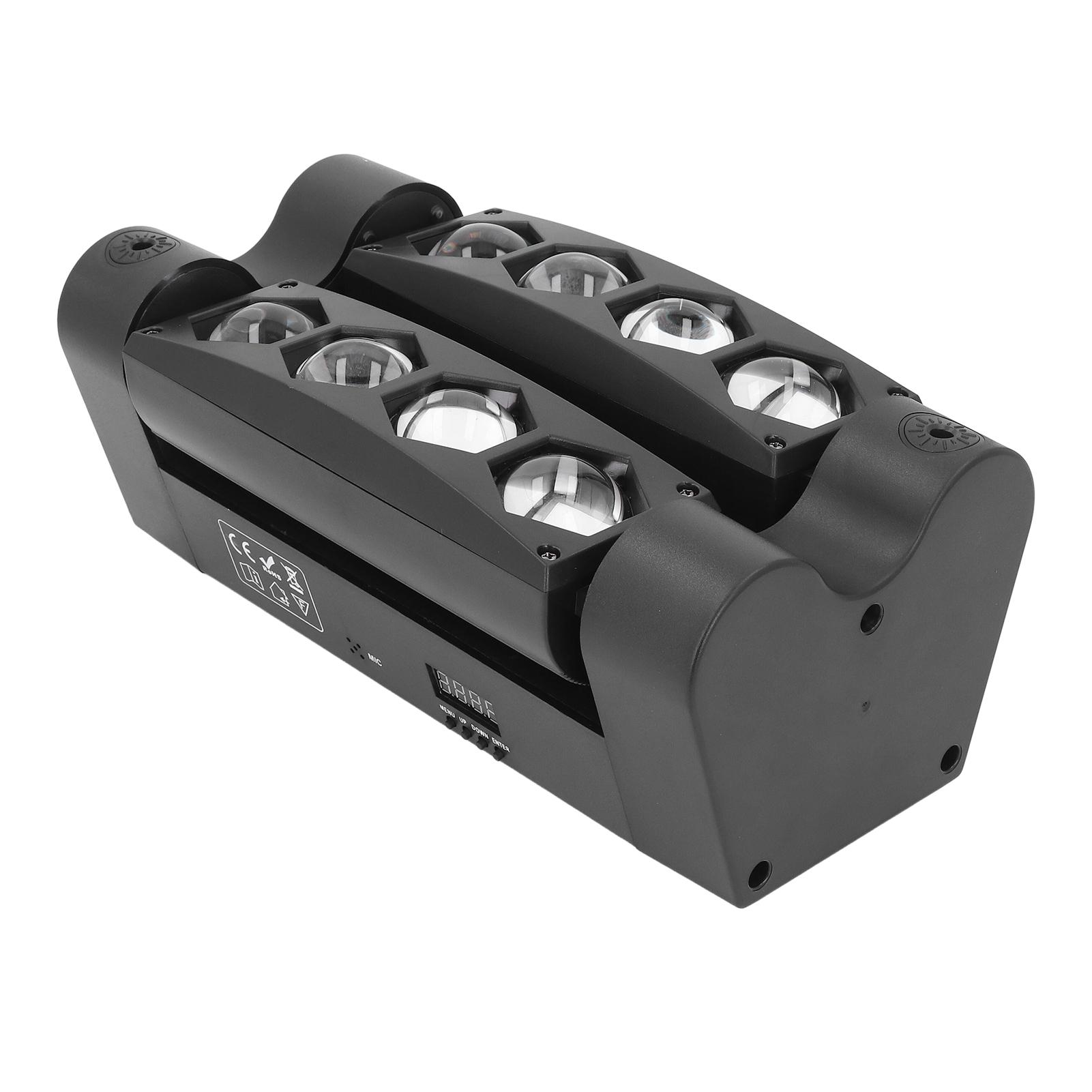 

Светодиодный прожектор Spider RGBW 8x3 Вт, лампа с подвижной головой, 7/13 каналов, активация звуком, управление DMX512 для US Plug