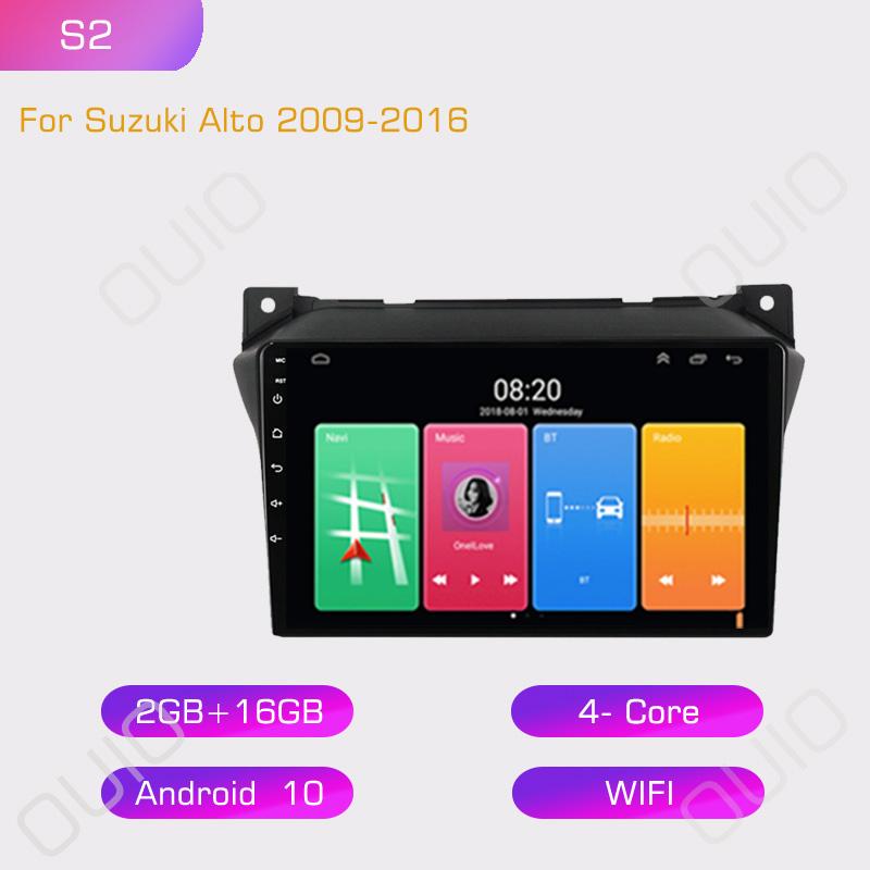 

2din Android10 Car Radio Multimedia Player Carplay Auto GPS Navigation DSP BT RDS For Suzuki Alto 2009 2010 2011 2012-2016