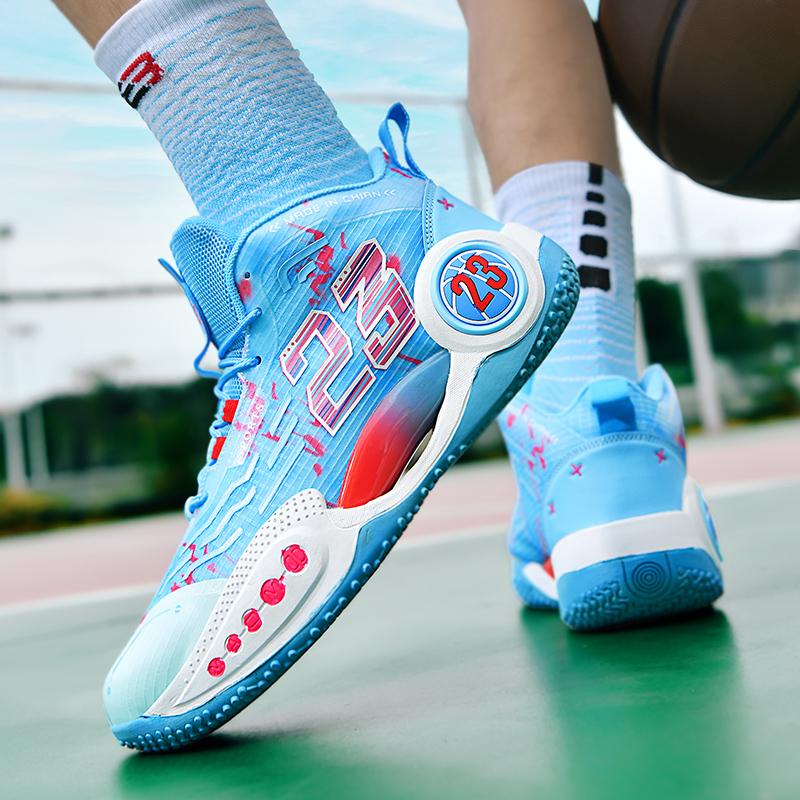 Men's Basketball Shoes Luxury Field Waterproof Athletic Breathable Sneakers Women Original Cushioning Street Male Basket Shoes