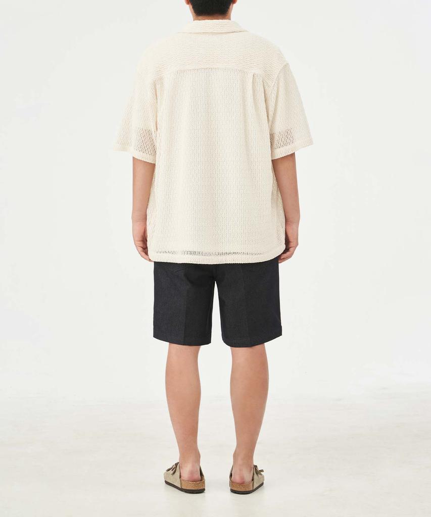 PLAC [Mergo X Plack] K02 Bermuda Non-Fade Shorts Indigo