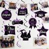 DIY Graduations Celebration Set With Hanging Banners And Honeycomb Paper Decorations Twist Cell Background