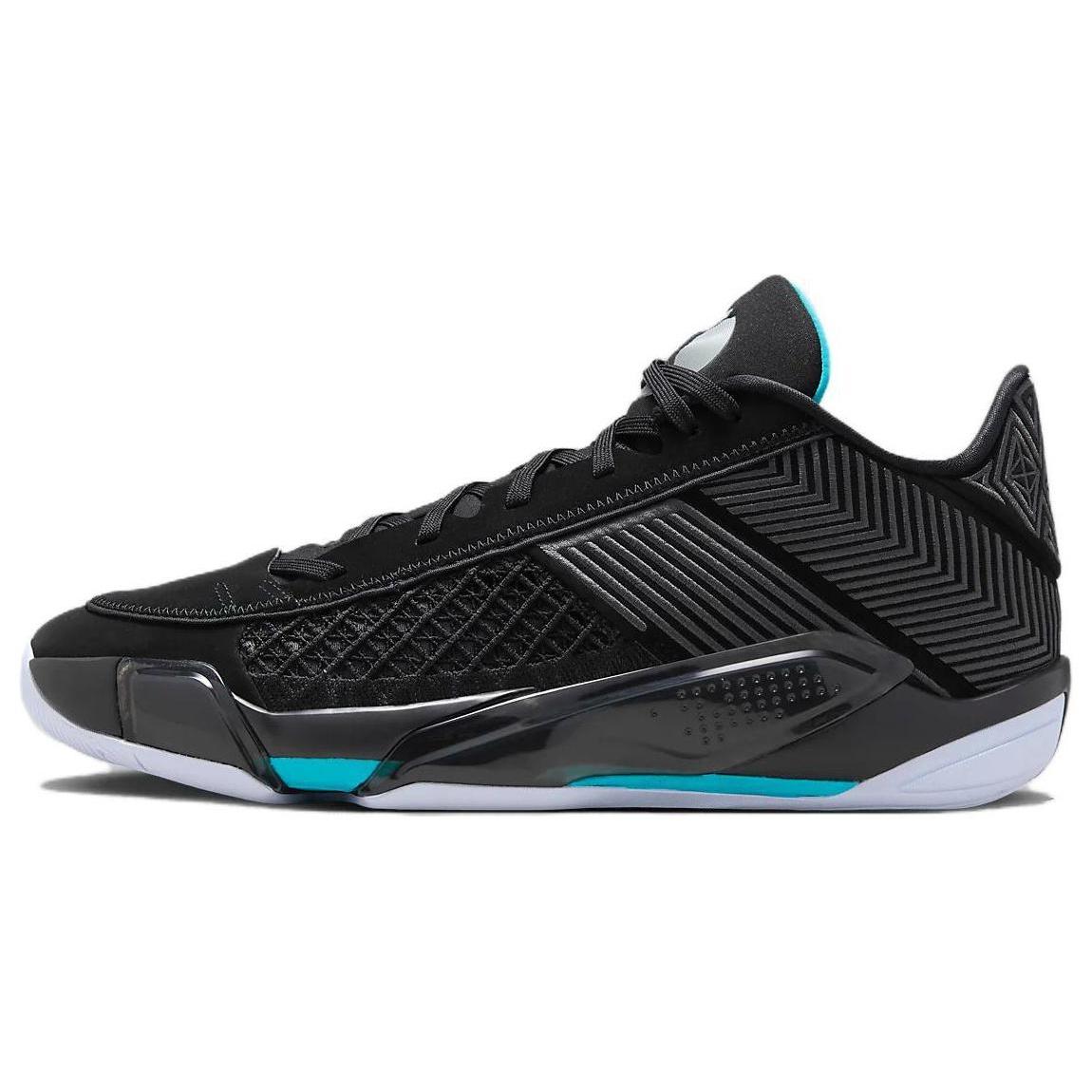 Air Jordan 38 Low PF Black Gamma Blue Men s FD2325-004 EU 44.5