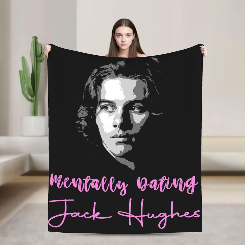 Jack Hughes USA Goldmedaille Hockey Decke Flanell Textil Dekor Multifunktionale Warme Überwurfdecke für Bettwäsche Auto Tagesdecke