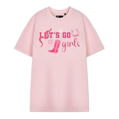 Show Me The Merch Womens/Ladies LetÂ´s Go Girls T-Shirt