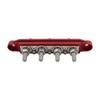 1pc Red M8 5/16" 4 Stud Power Distribution Block For Automobile RV Boat Yacht