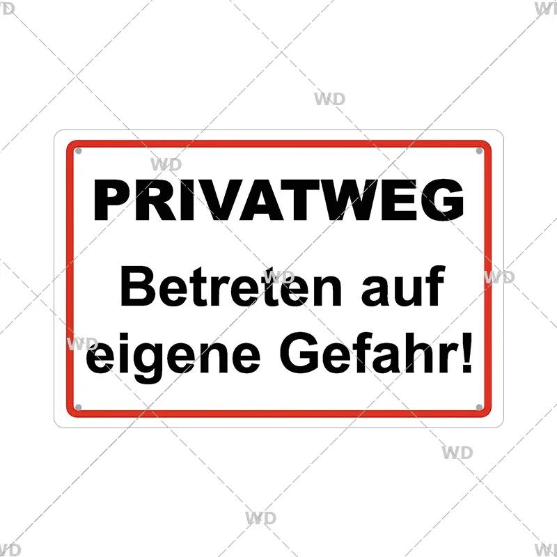 

Vintage Metal Tin Sign, Retro Caution No Parking Plaque for Home Gate Street Wall Decor 20x30cm