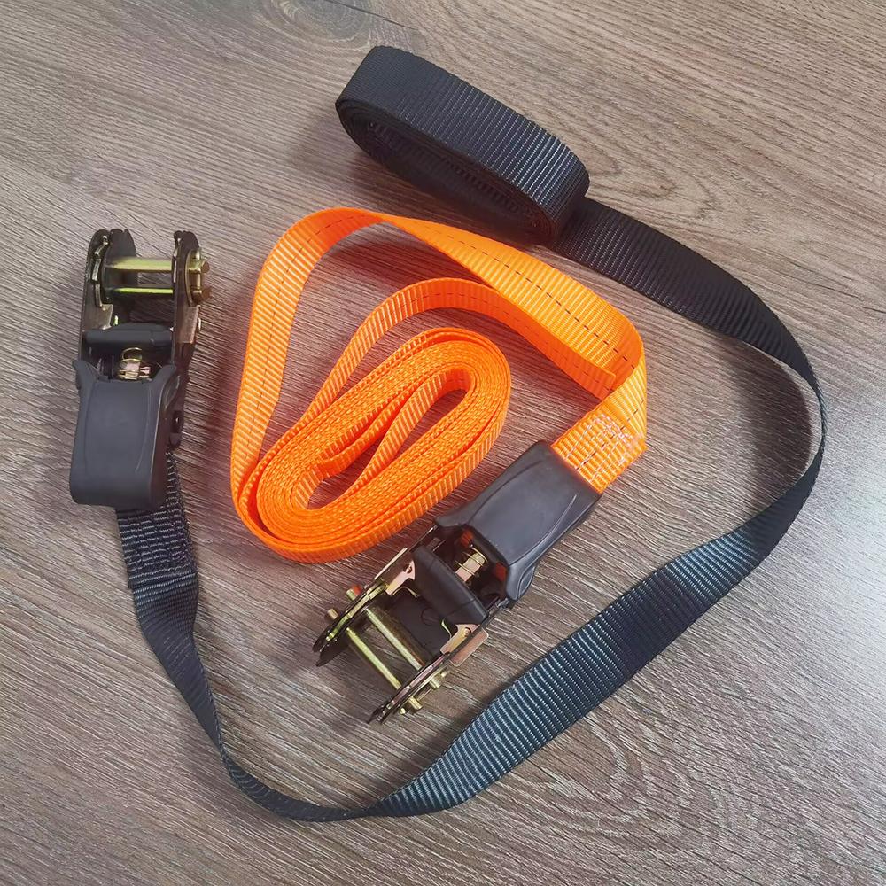 3m For Safe Luggage Transport Heavy-Duty Car & Truck Front Cargo Ratchet Strap with Metal Buckle - Adjustable, Secure Tie-Down
