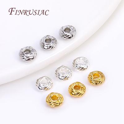 14k/18k/Rhodium Plated Metal Separator Beads For DIY Make Beading Jewellery Findings Wholesale Jewelry Making Beads Accessories