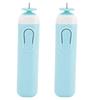 2pcs Plastic Metal Material Electric Quilling Pen Blue Paper Rolling Pen  For DIY Art Crafts