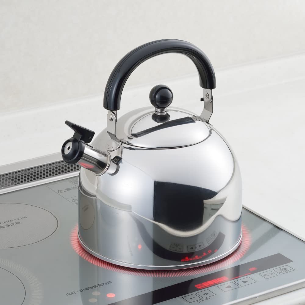 Yoshikawa Hervidor Silbante BIG PLEAL 4.0 L, Compatible IH/Gas, SJ2702