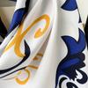 Sunscreen Coffee Colored Leopard Print Scarf for Women Trendy European and American Houndstooth Shawl Imitation Cotton Linen High-end Tassel Scarf
