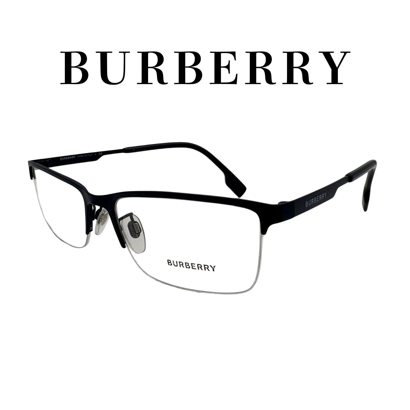 Used Burberry BURBERRY Glasses BE1349TD Half Rim Navy