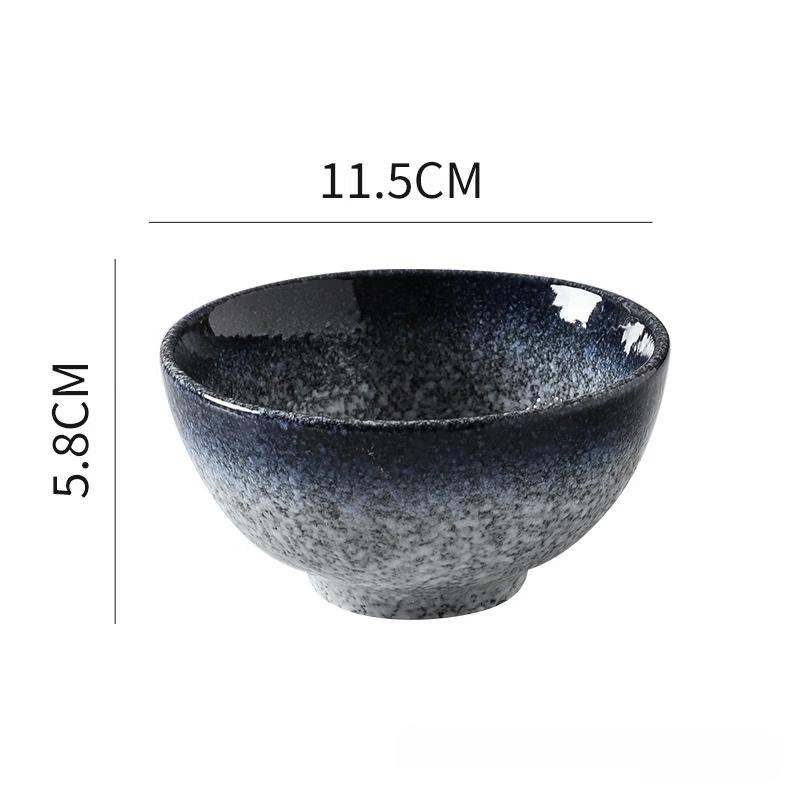 

Ru Han Japanese Ceramic Anti-scald Rice Bowl Set