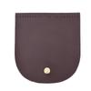 Bag   Cover Split Leather Magnetic Buckle   Hand Made Handbag Parts with Bronze Accessories 12.6x13.7cm(Brown )