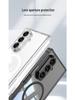 Samsung Z Fold7 Magnetic Anti-Fall Airbag Transparent Protective Case with Magsafe Wireless Charging Compatibility.