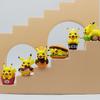 Toys Toys Trendy 6Pcs Anime Pokemon Figure Food Theme Series Burger Fries Donuts Pikachu Scale Ratio Model Doll Ideal Gift Presents PVC Figure