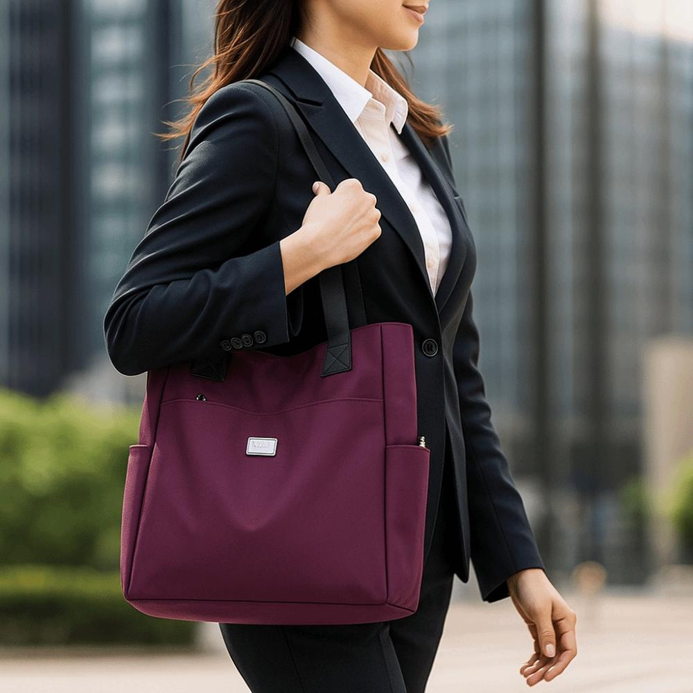 Elegant Large Capacity Handbag Nylon Lightweight Bag Durable Shoulder Bag  Travel