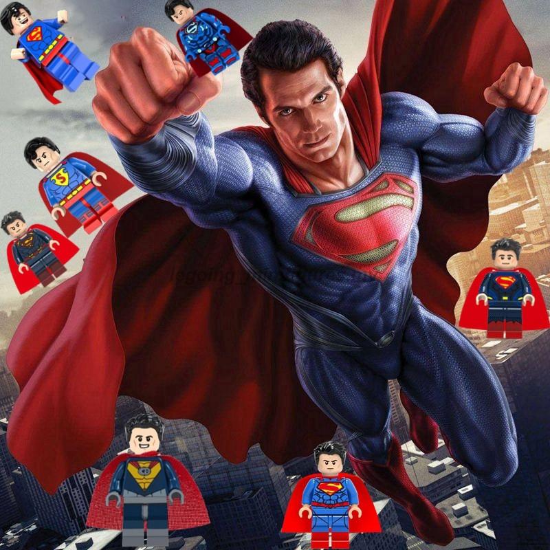 Compatible With Marvel Minifigures Superman Green Lantern Building Blocks Toys For Children
