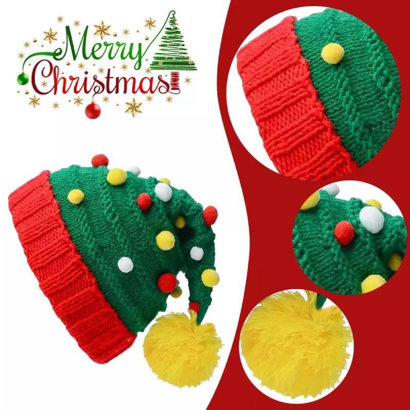 Winter Tree Christmas Beanie Knitteds Fashion Fabric Extra Warm Hatsupplies