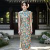 Sleeveless national style, new Chinese Suzhou long cheongsam, improved young 1011 new women's high-end sense, daily wear