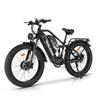 PHILODO JUMBO – Vélo électrique – Moteur 1000Wx2 – Batterie 48V 23Ah x2 – Vitesse max 25 km/h – Pneus 26 pouces – Noir