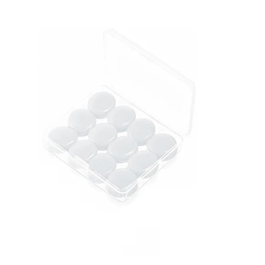 

12PCS Silicone Ear Plugs Noise Reduction Sleep Anti Canceling Sound Insulation Earplug Protection Sleeping Reusable Ear Plugs