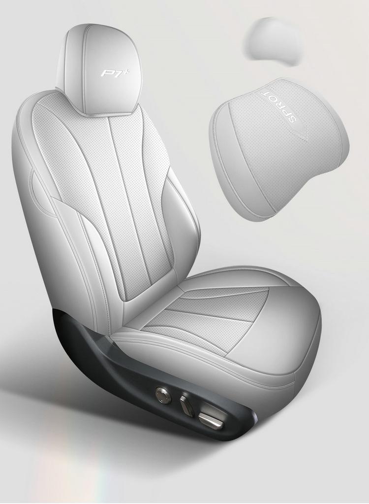 XPeng P7+ 2026 Flagship Pure Electric Car Seat Covers - Full Coverage, Custom Fit 615 Max Version
