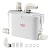 Macerator Pump, 500W, 110 L/min(29 GPM) Flow, 26 Ft/8 M Head, Macerator Sewerage Toilet Pump with 4 Water Inlets